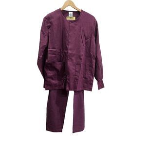 Medline S scrub Set #201 purple wine